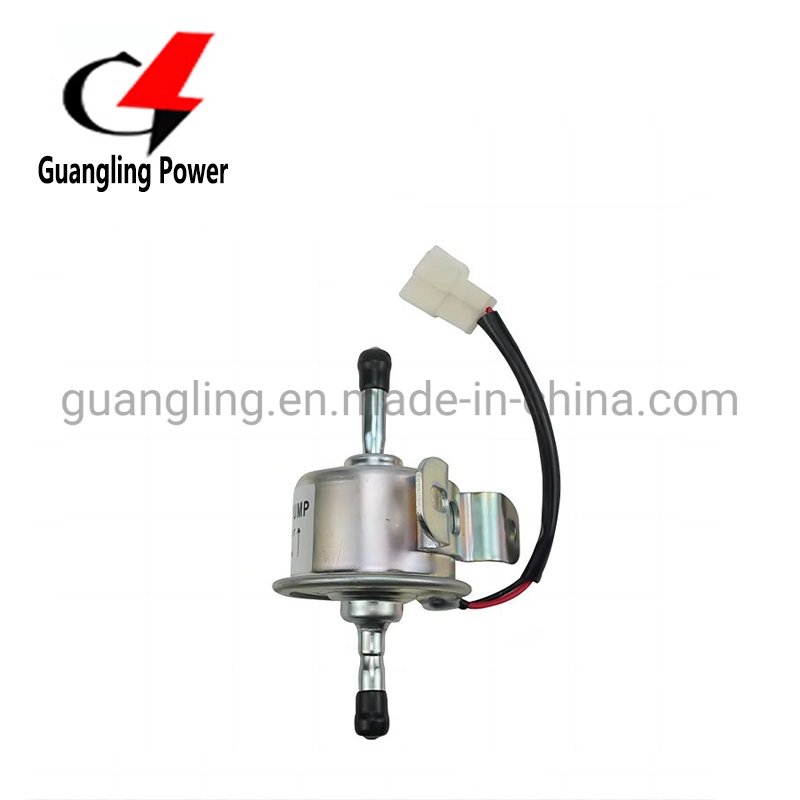 in Stock Ep-015 White Plug Electronic Fuel Pump 12V Low Pressure