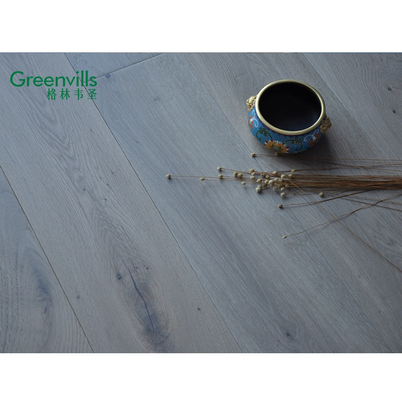 Guangzhou European White Oak Engineered Wood Flooring, Cheap Price 20/6mm Thick Solid Wood Natural Oak Hardwood Engineered Flooring