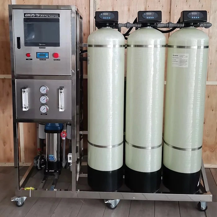 1000lph máquinas de Osmose Inversa Dispositivo de dessalinização da água para água potável