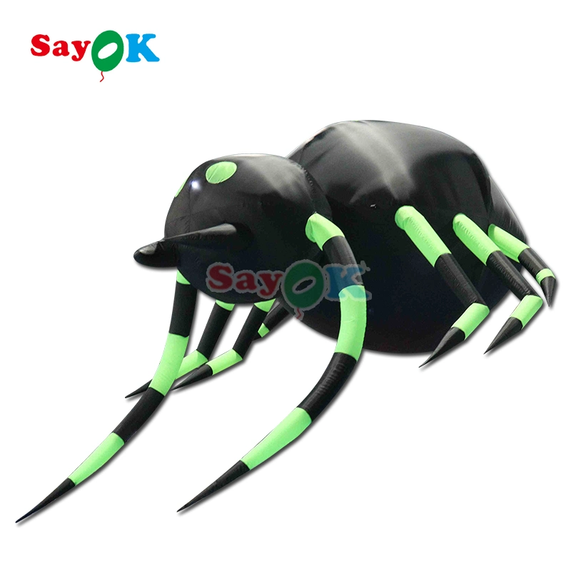 1,5 м Halloween Inflatable Spider Spirit висящий украшения и напольные украшения Для продажи