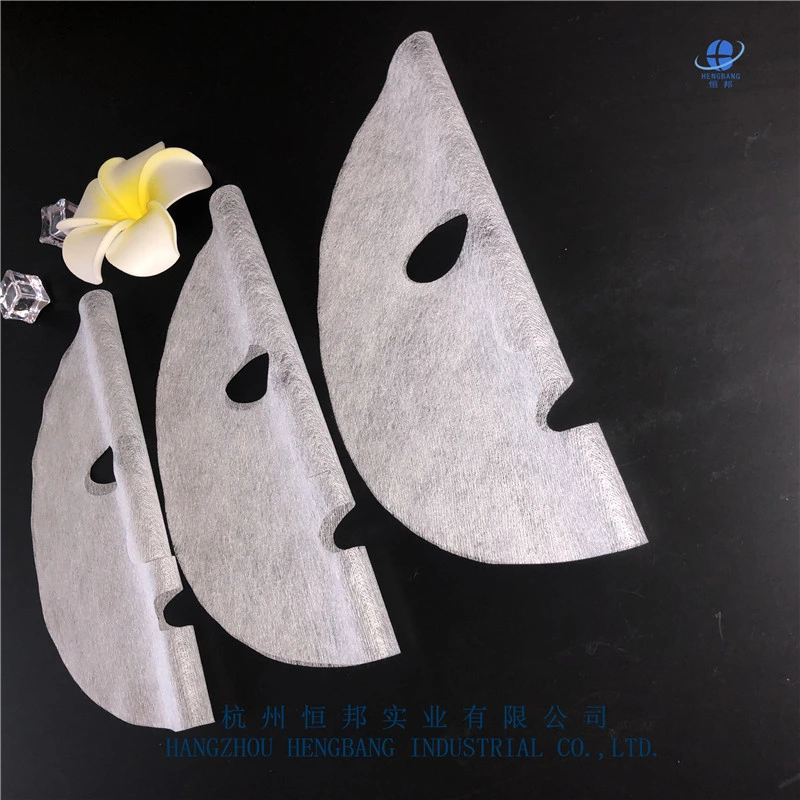 Nonwoven Fabric Invisible Facial Mask Sheet with Mesh Pattern Eco-Friendly