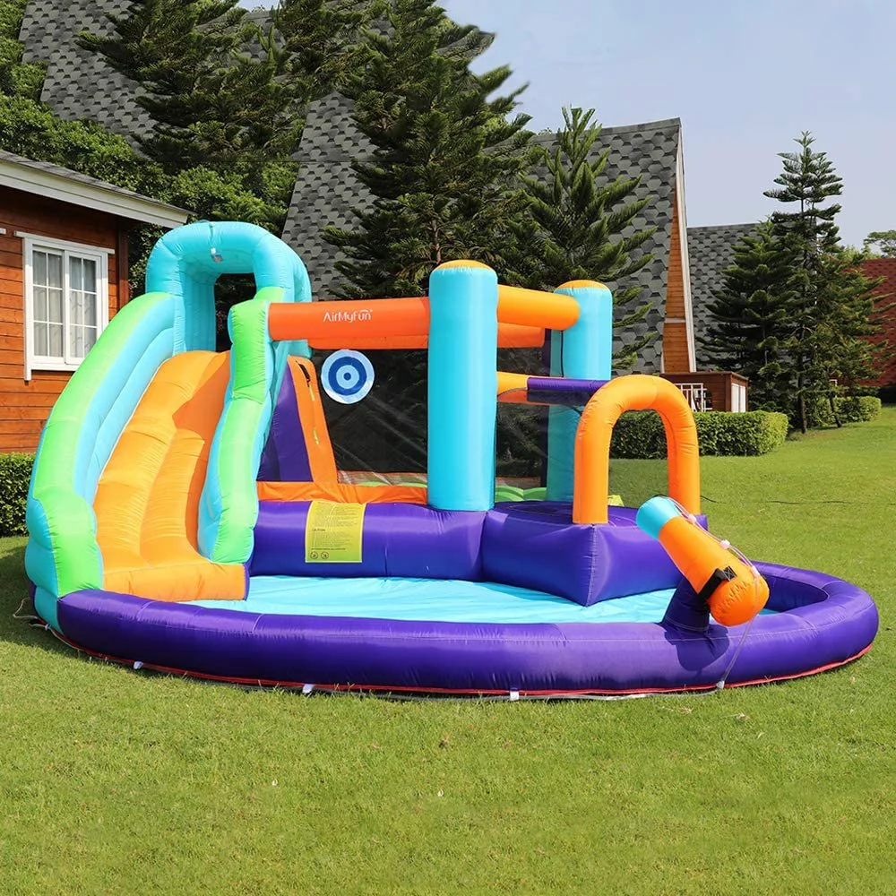 Inflatable Trampoline Children's Slides Large Outdoor Sports Amusement Equipment Naughty Castle