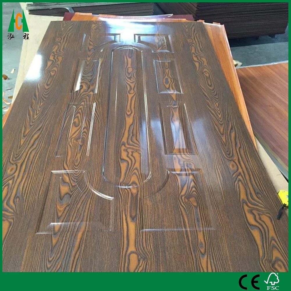 High Density Melamine HDF Door Skin Wooden Door