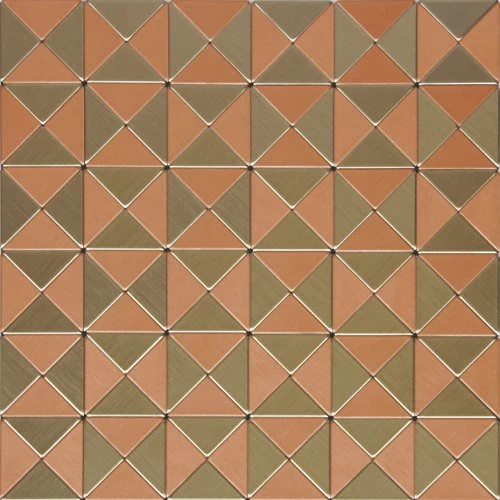 Aluminum Tile Metal Mosaic Kitchen Decoration