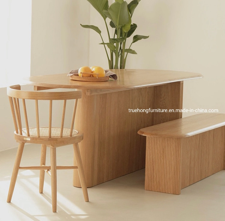 Modern Design Solid Timber Wood Chair Hotsale Hotel Dining Room Chairs and Table Set