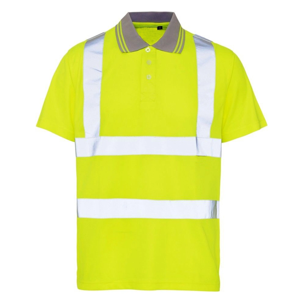Rayas reflectantes personalizadas Polo de seguridad Camiseta ropa de trabajo de verano monos