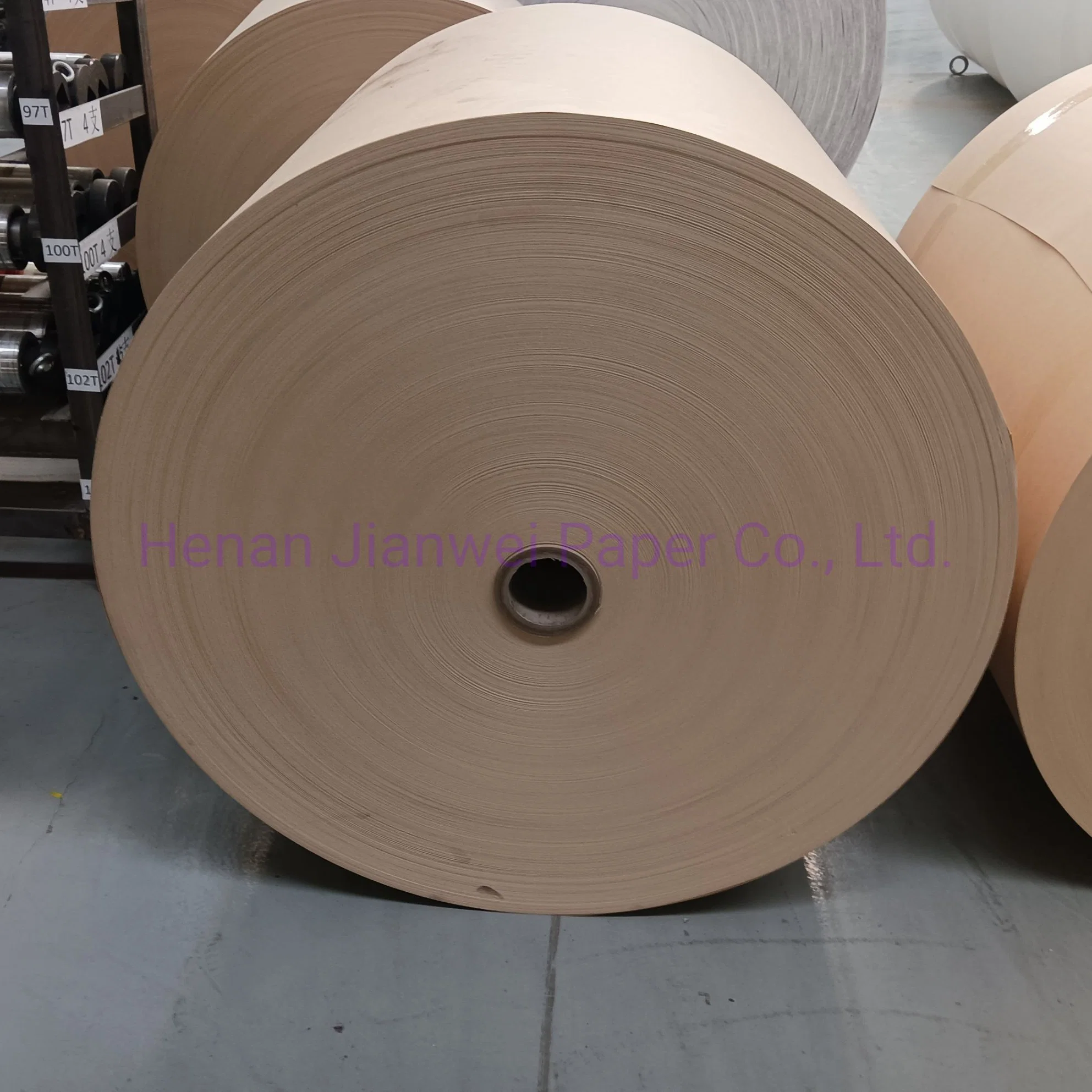 160gsm-400GSM embarcações naturais / Brown Rolo de papel para Papel Material da câmara