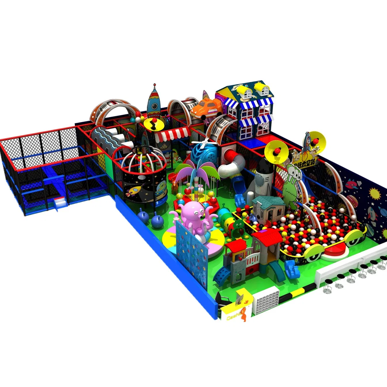 Children's Indoor Commercial Playground Equipment Kids Amusement Park Set England