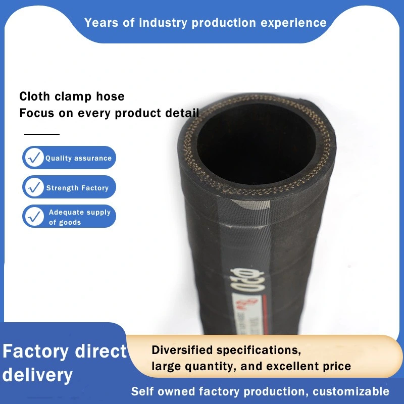 O fabricante fornece mangueiras de borracha de baixa pressão e alta pressão, um pano resistente a ácidos e mangueiras de borracha de vapor prensadas