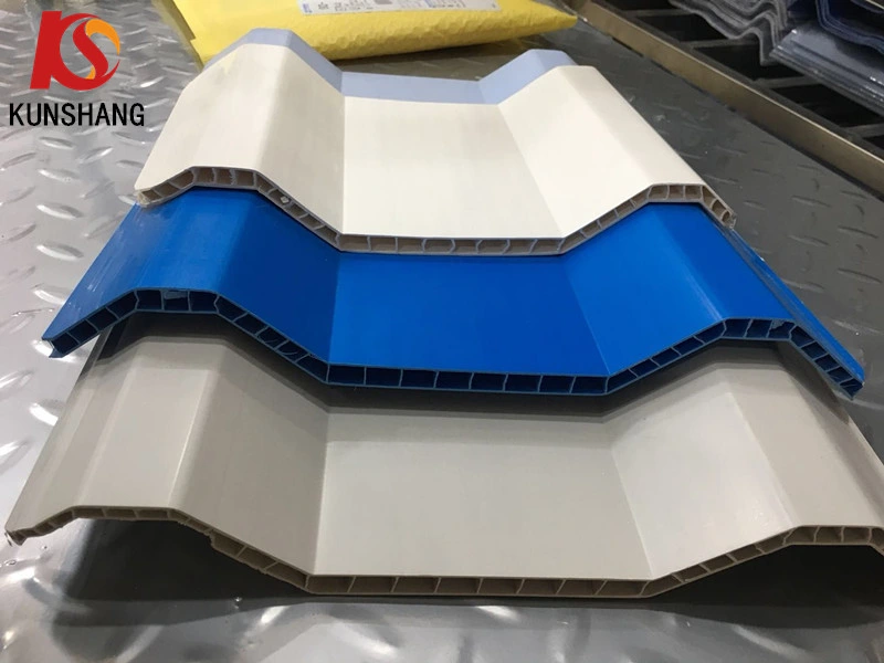 Heat Insulation UPVC Hollow Corrugated Roof Sheet/Tile