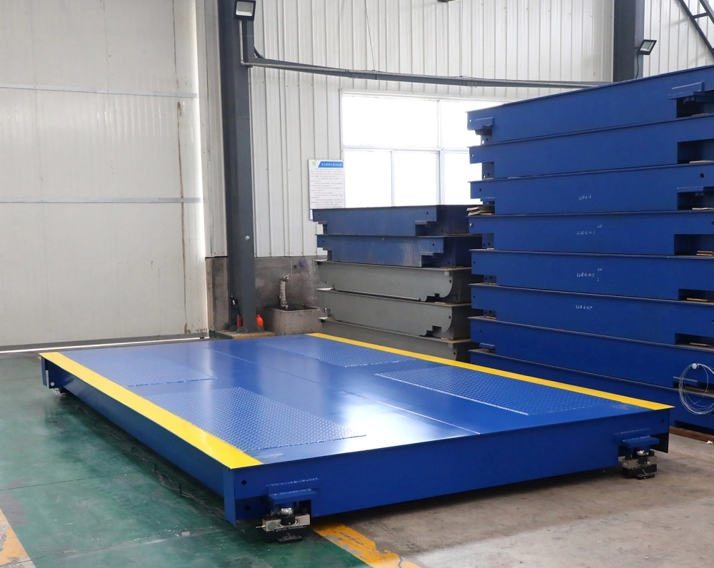 Heavy Duty 100tons Vehicle Weighing Truck Scale Electronic Weighbridge 3X18m 3X20m