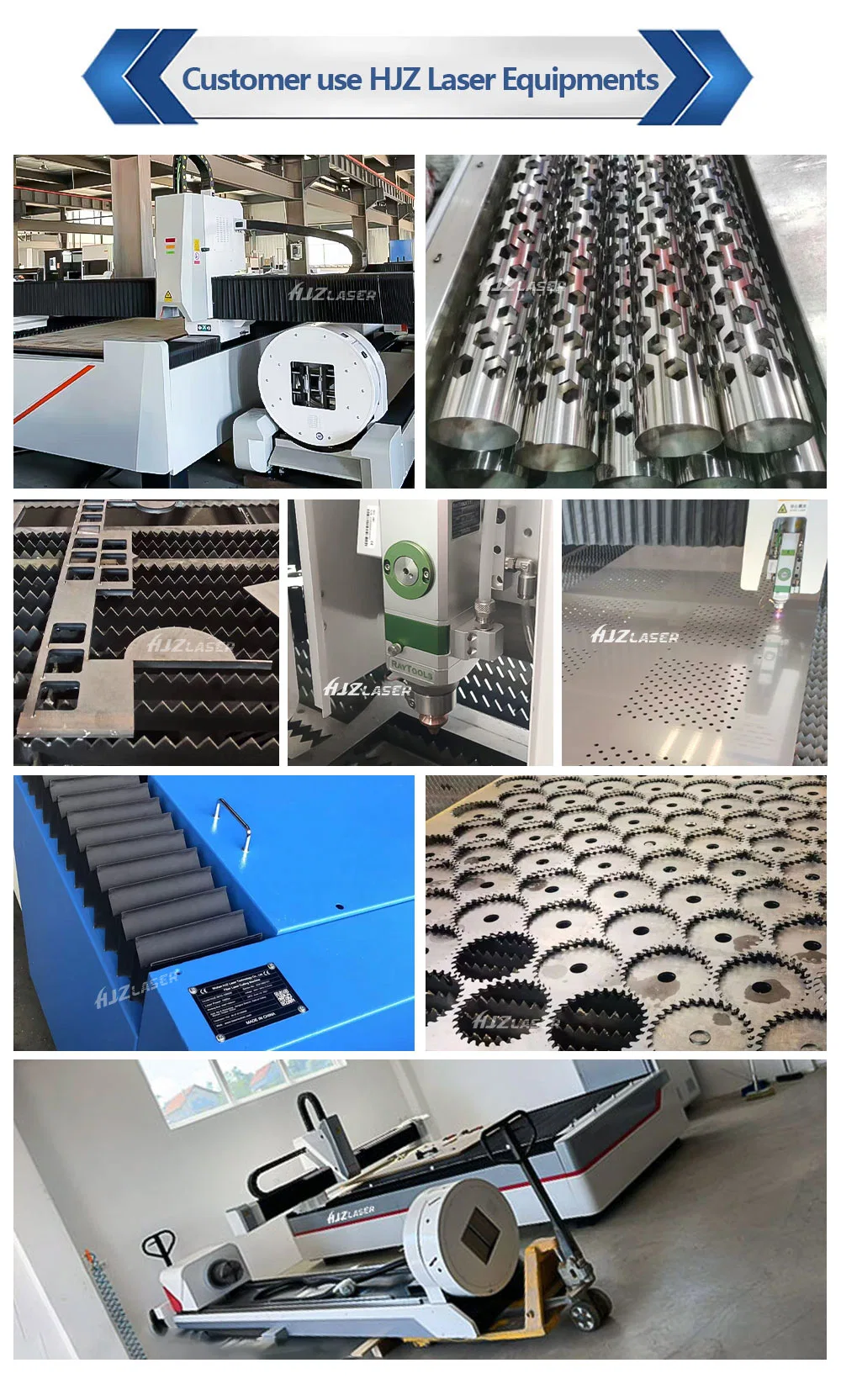 3000W 4000W 5000W High Power Laser Cutting Machine Sheet Metal and Tube CNC Fiber Laser Cutter