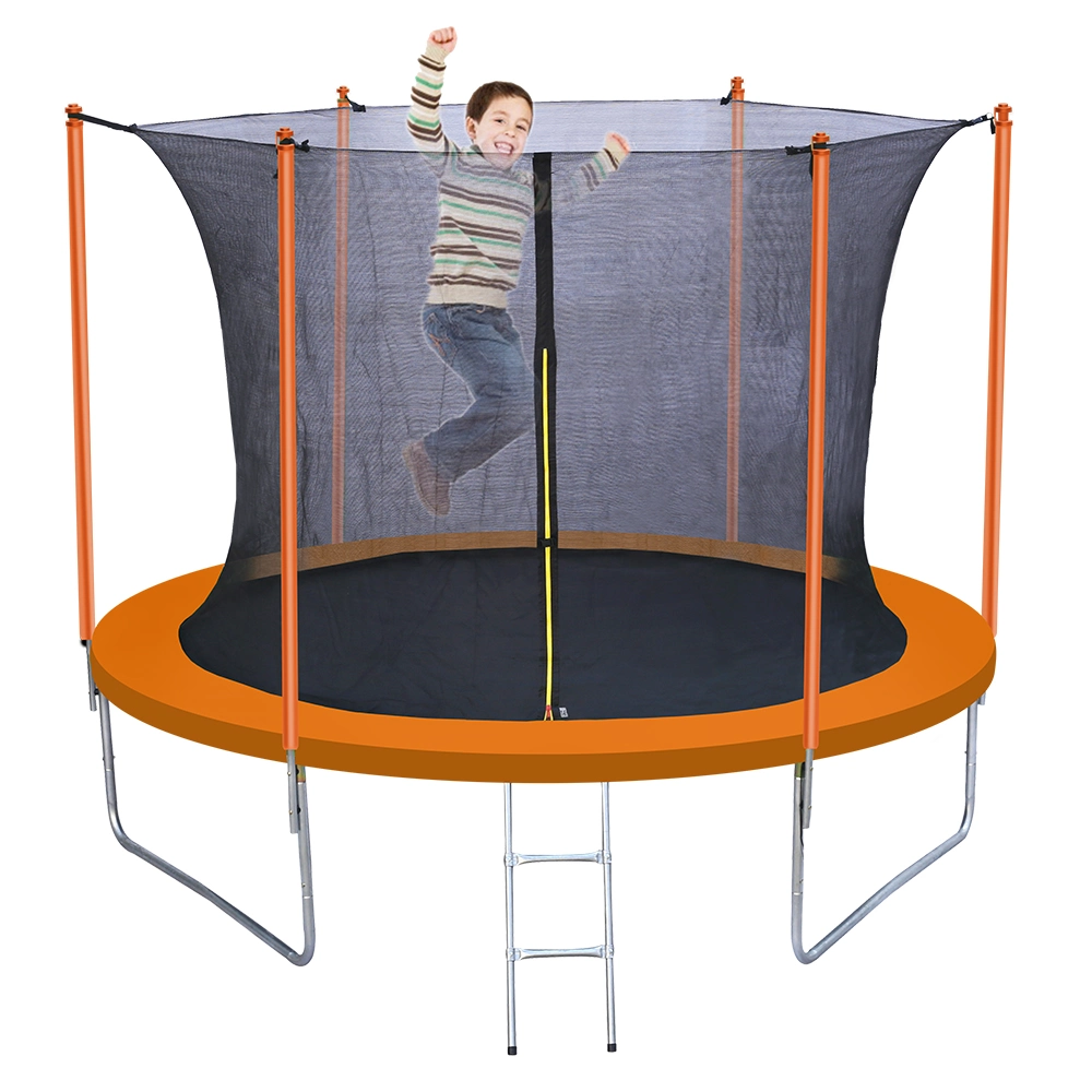 Grand jardin trampoline aire de jeux parc extérieur