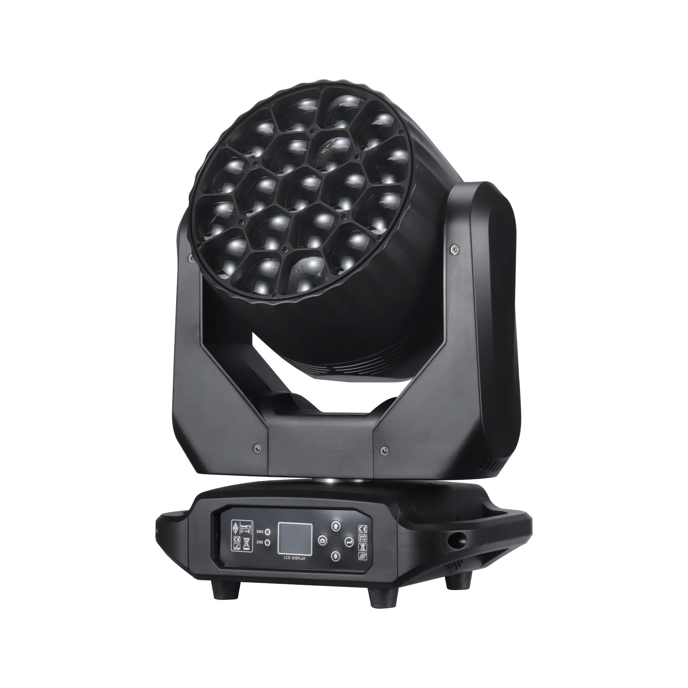 19*15W RGBW 4in1 Wash Moving Head Disco Club Light DMX Zoom Stage American DJ Lighting