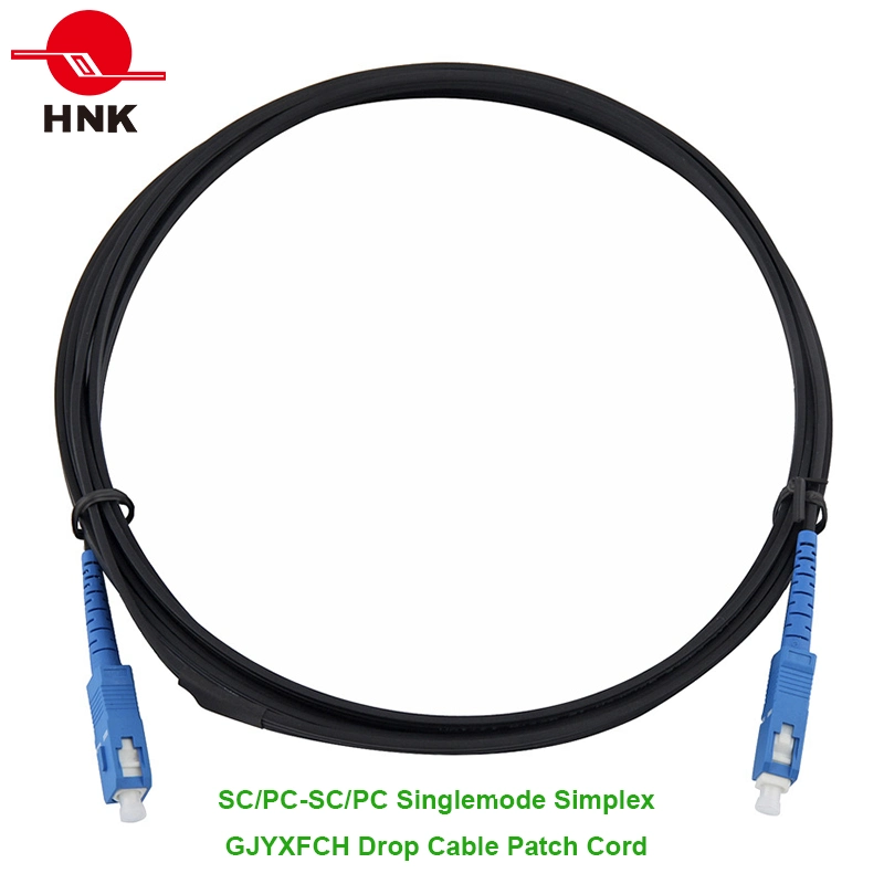 FTTH G657A GJYXFCH GJXFH Fiber Optic Drop Cable Patch Cord