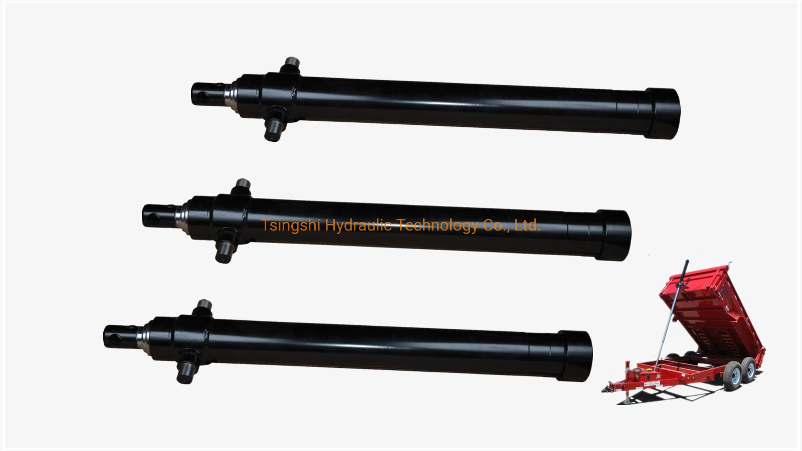 Single Action Engine Hydraulic Hoist Cylinder Telescopic for Dump Truck