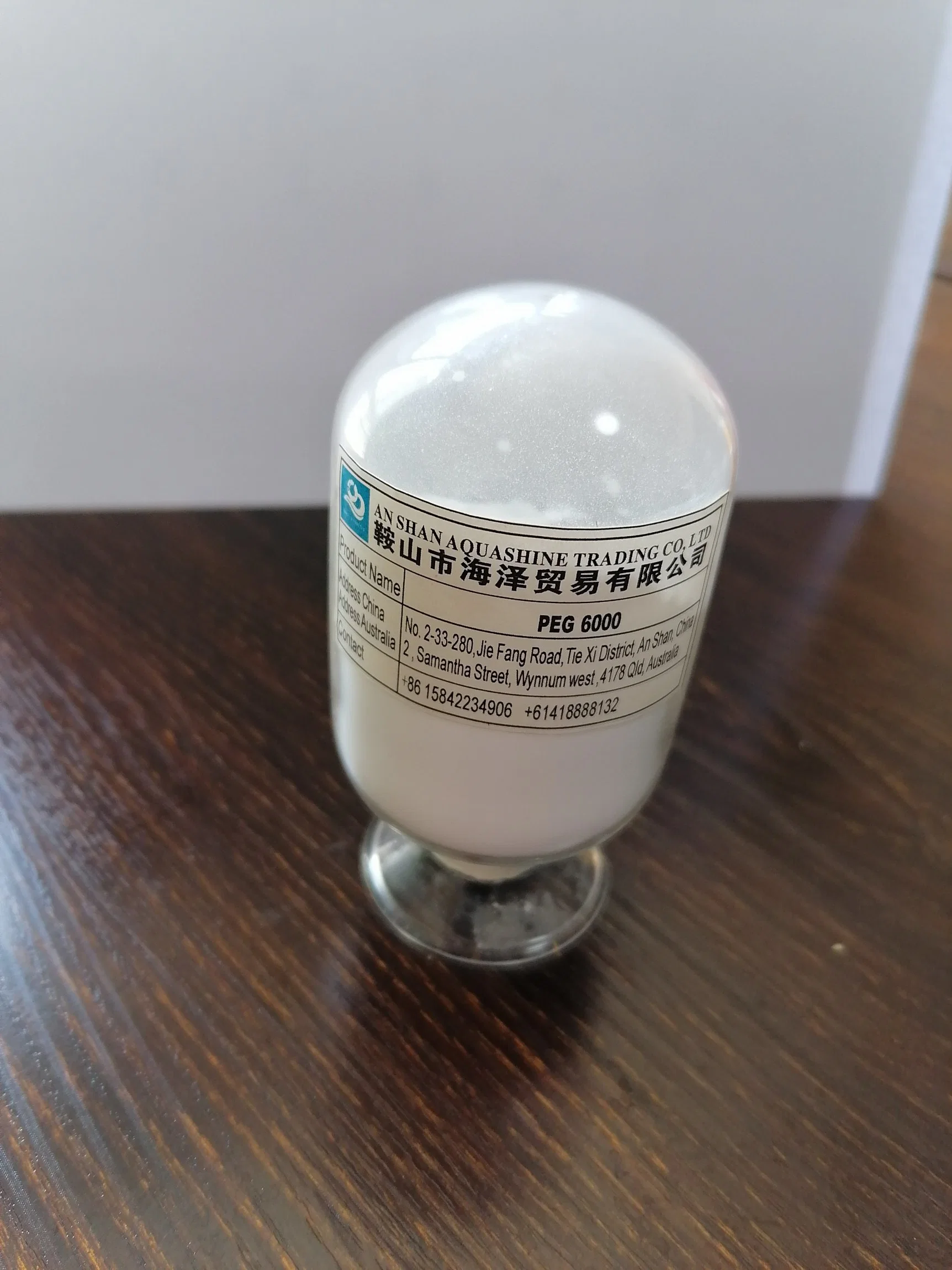 Polyethylene Glycol 6000 Pharma Grade Made by Manufacture