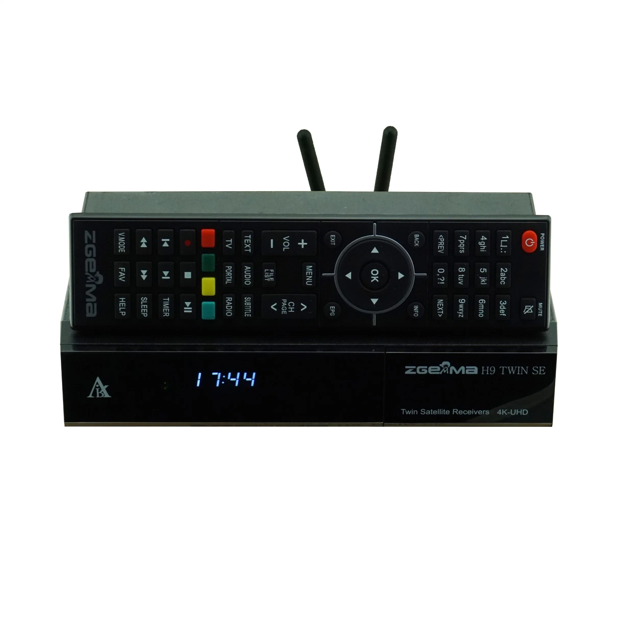 4K Enigma2 Linux+Android OS DVB S2X Tuner Zgemma H9 Twin Se 300m USB WiFi Satellite TV Receiver