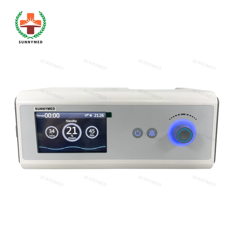 Sy-Hfnc High Flow Nasal Cannula Oxygen Therapy System Device with Heated Respiratory Humidifiers