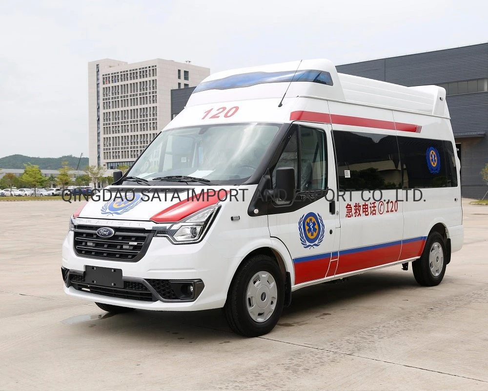 Ford Quanshun Hospital móvil de transporte de rescate de emergencia ambulancia Van