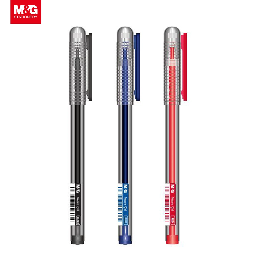 M&amp;G Stick BUREAU PAPETERIE Stylo Gel noir/bleu/Red0.5mm Stylo cadeau de promotion