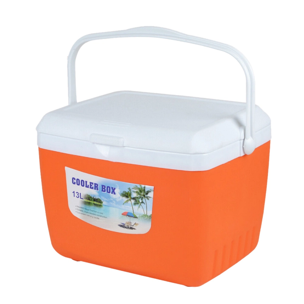 13L de capacité de pêche durable s'asseoir la randonnée pédestre Camping panier Sac de refroidisseur de boîte de refroidisseur Coolbox voyage plage Camping pique-nique de la glace alimentaire bleu isolés