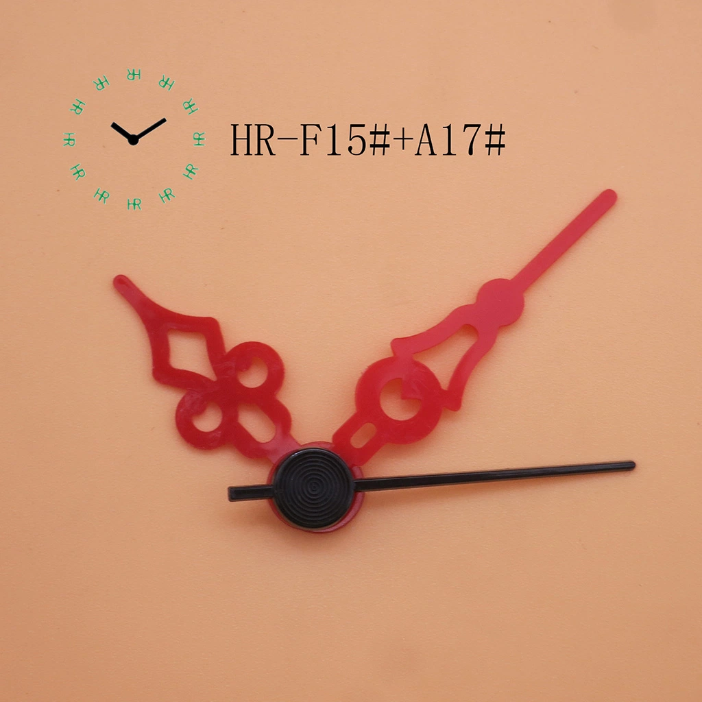 High quality/High cost performance  Hrf15 Red Plastic Serpentine Clock Hand Black Second Hand