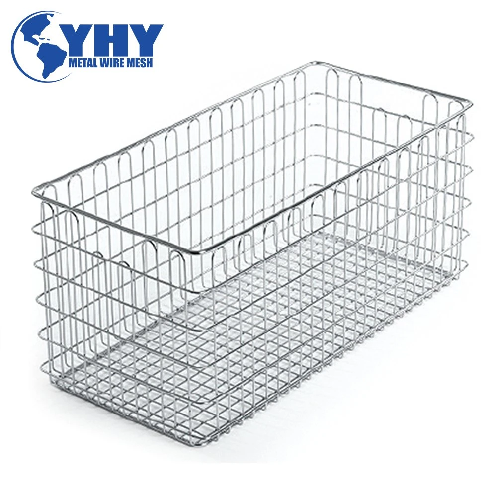 Space Saving Metal Wire Cage Basket