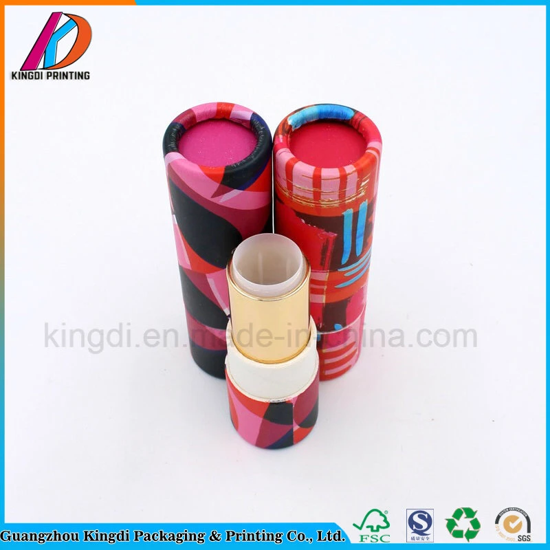 Eco Friendly Biodegradable Push up Paper Tube for Lip Balm