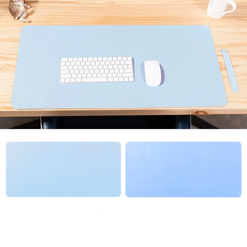 Custom PU Leather Office Keyboard and Mouse Mat Computer Mouse Pad