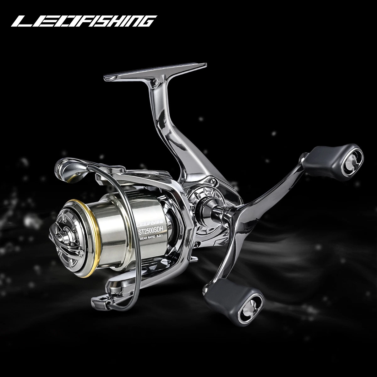 Shallow Spool Spinning Fishing Reel for Micro Object Fishing