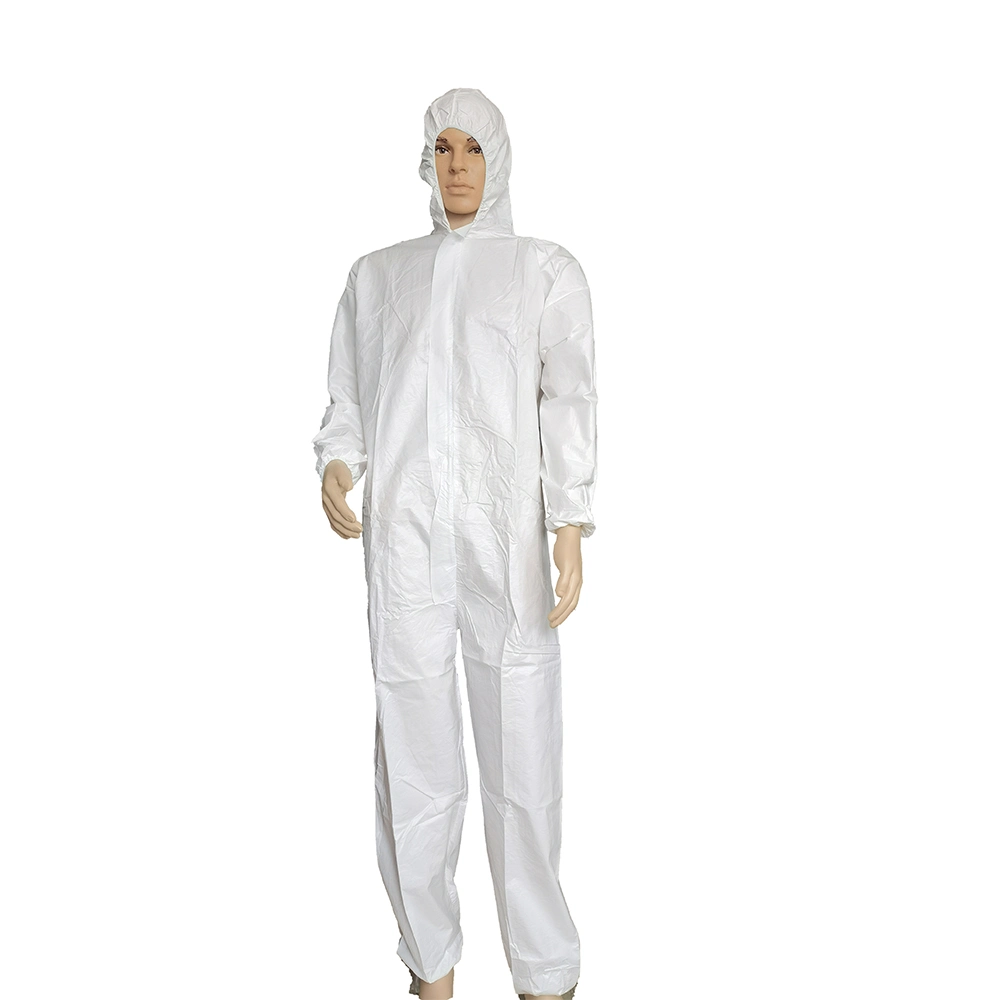 Disposable Microporous Coverall Waterproof White Painters Coveralls