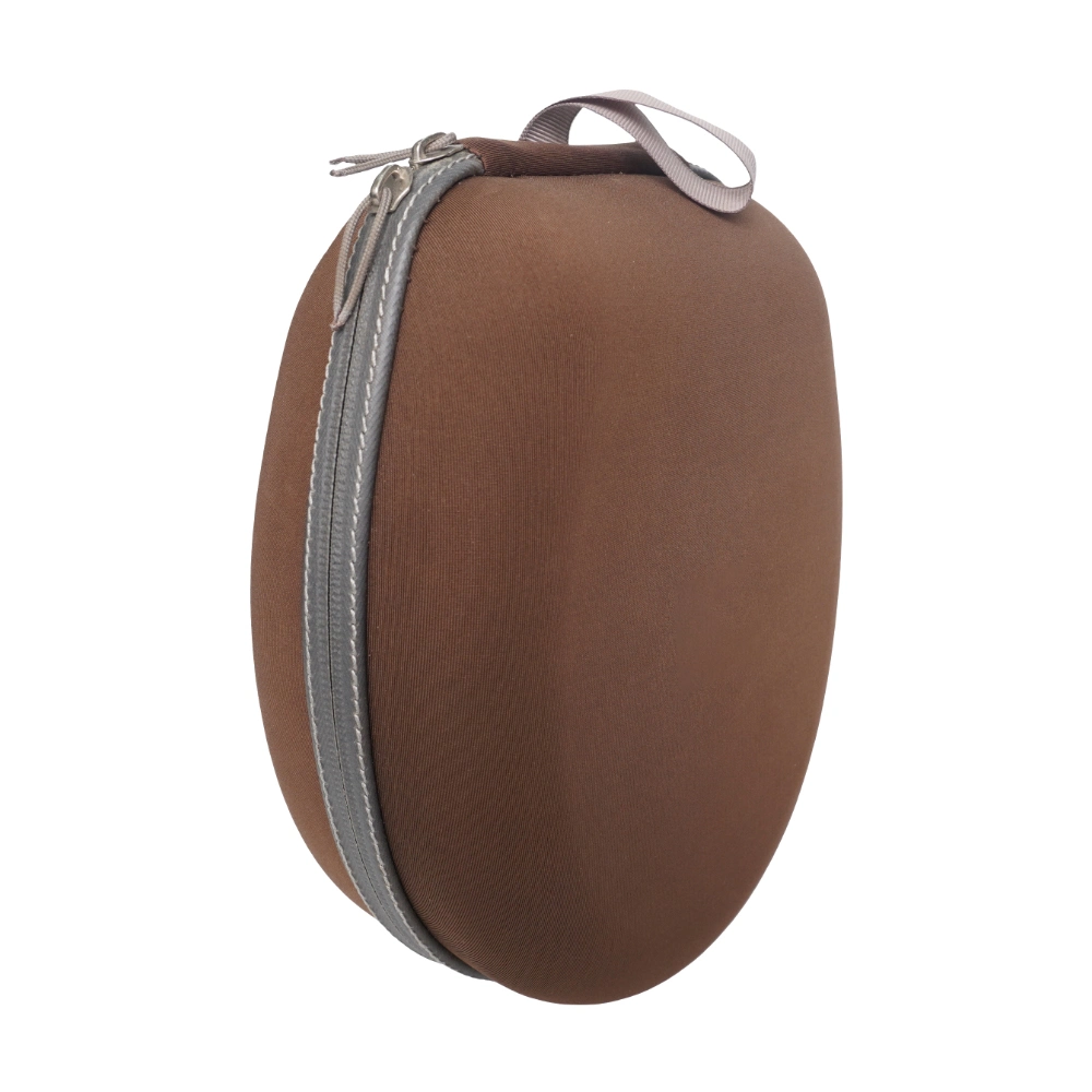 Hot Style Brown Carrying EVA Case Protective Storage Portable Case Earphones Headphone Kit