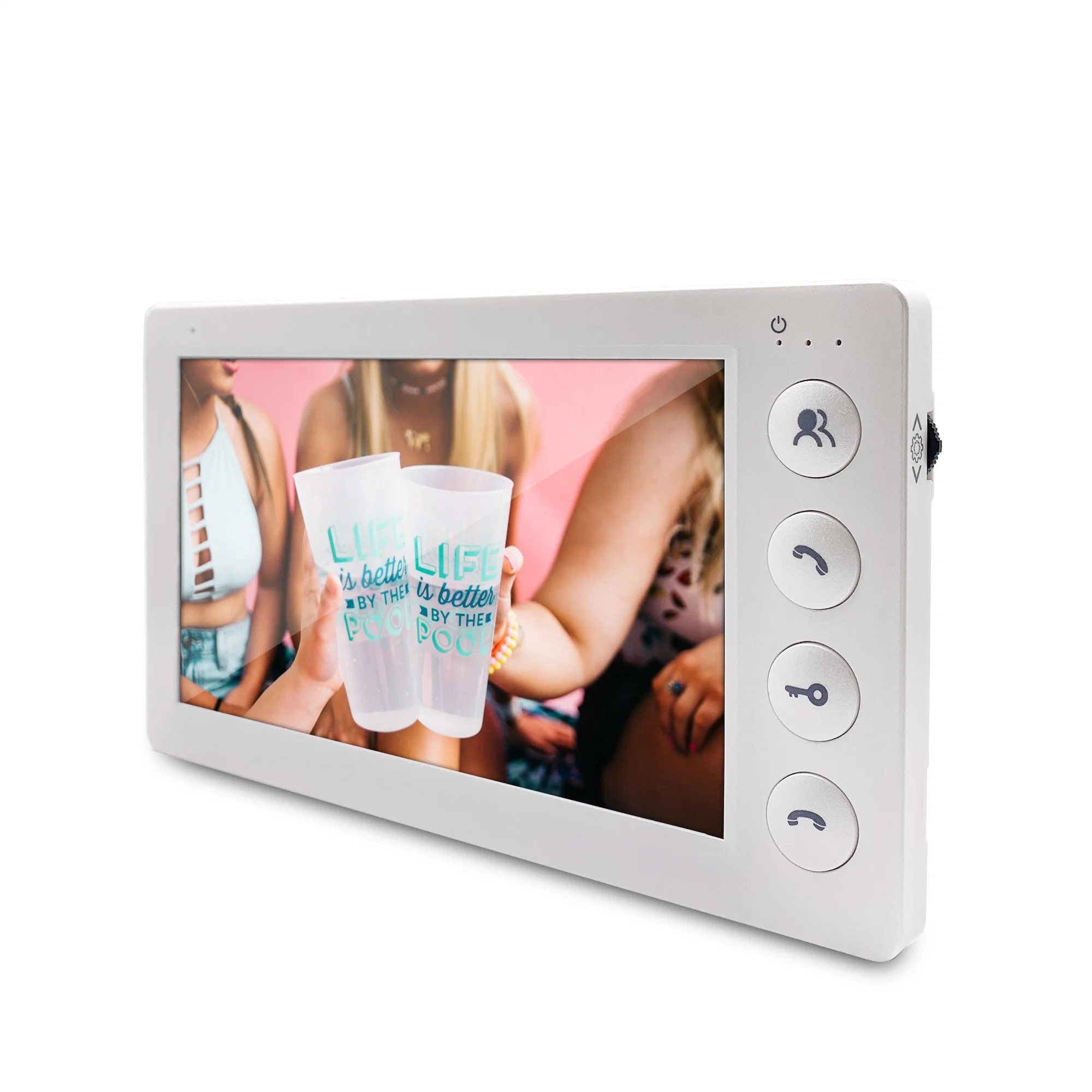 4 Wired Two Way Video Intercom System Cheap Video Door Phone with Night Vision