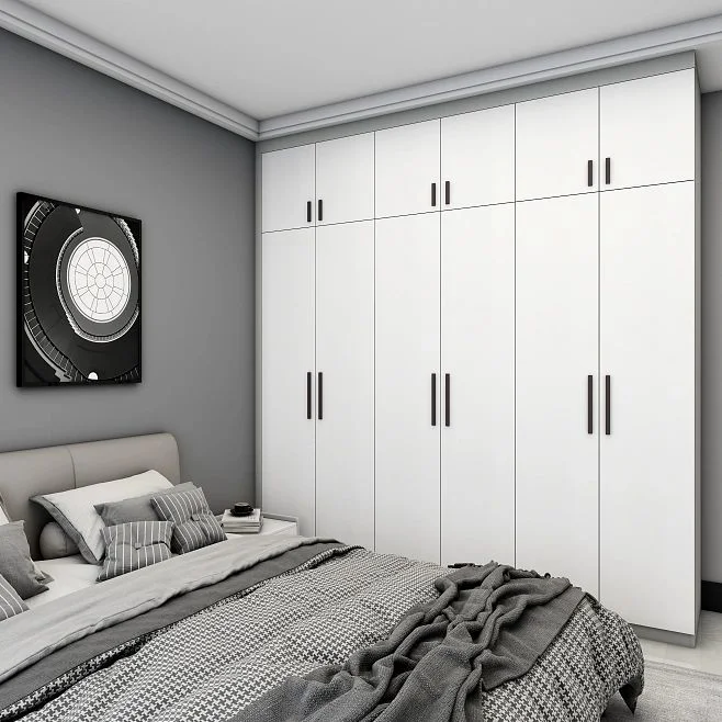 Chambre à coucher en bois moderne personnalisé placard Armoires Armoires de stockage de chambre à coucher