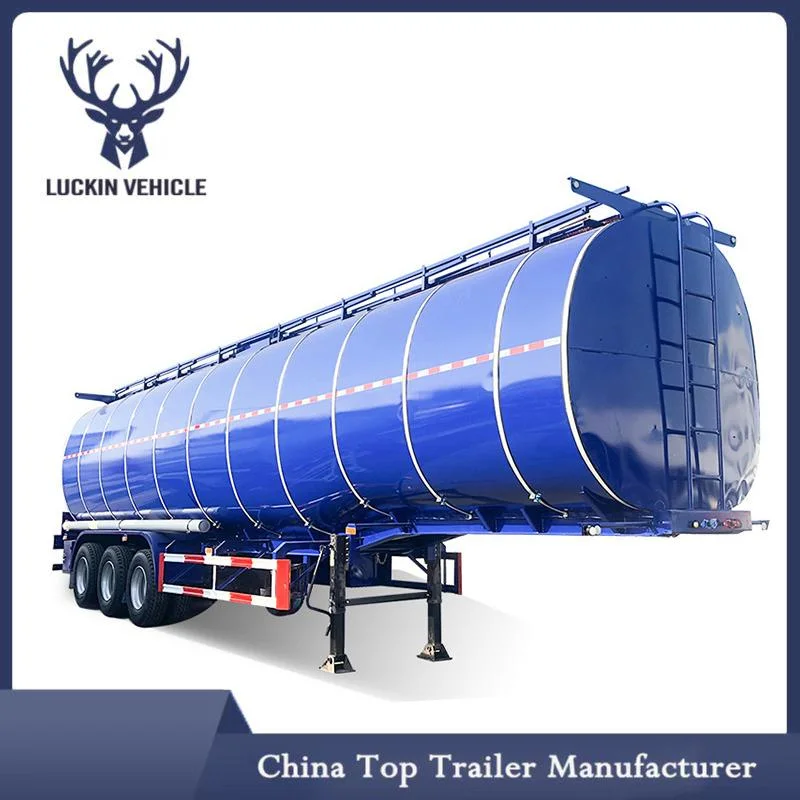 3/4 Axles Transport Liquid Diesel Petrol Gasoline Oil Tranker Truck Trailer Fuel Tank Price for Sale