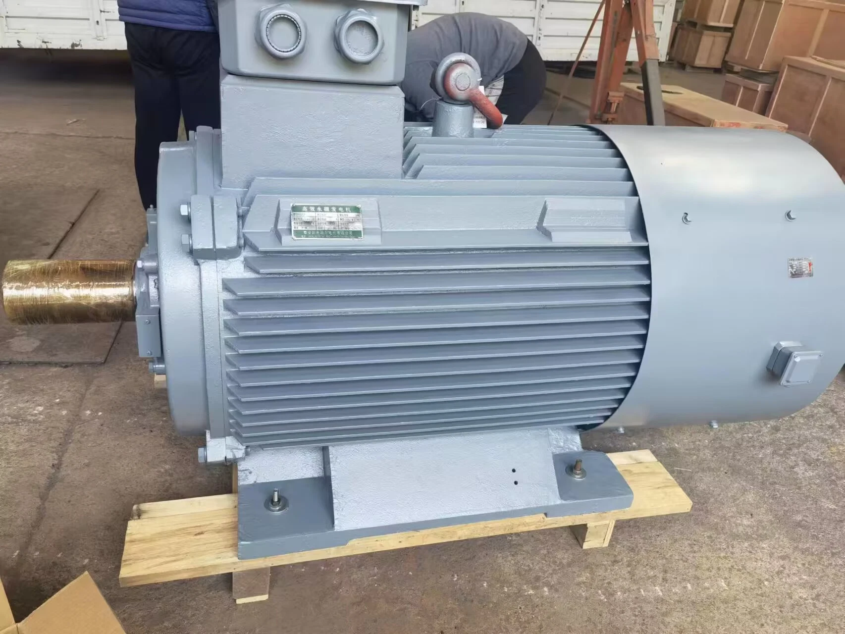 10kw 250rpm 50Hz Générateur à aimant permanent à basse vitesse pour éolienne