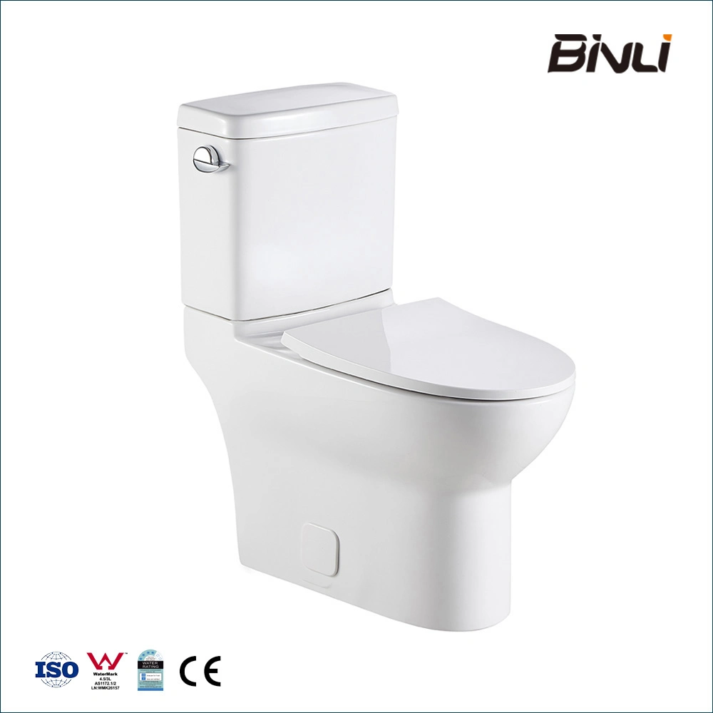 High Quality Two Piece Porcelain Flushing Lower Price Project Toilet