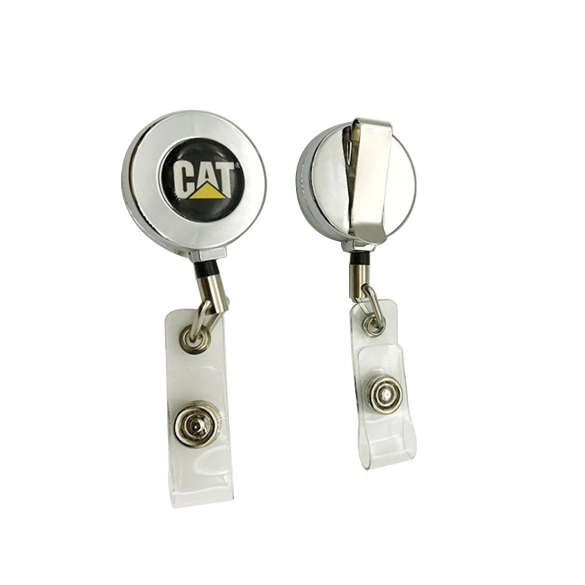 Plastic Retractable Badge Reel ID Badge Card Holder Pull Reel Heavy Duty Yoyo for Promotion Gift