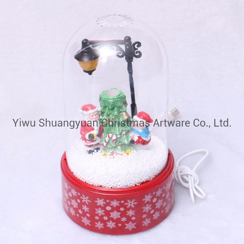 USB Music Snowglobe Ornaments Home Decoration