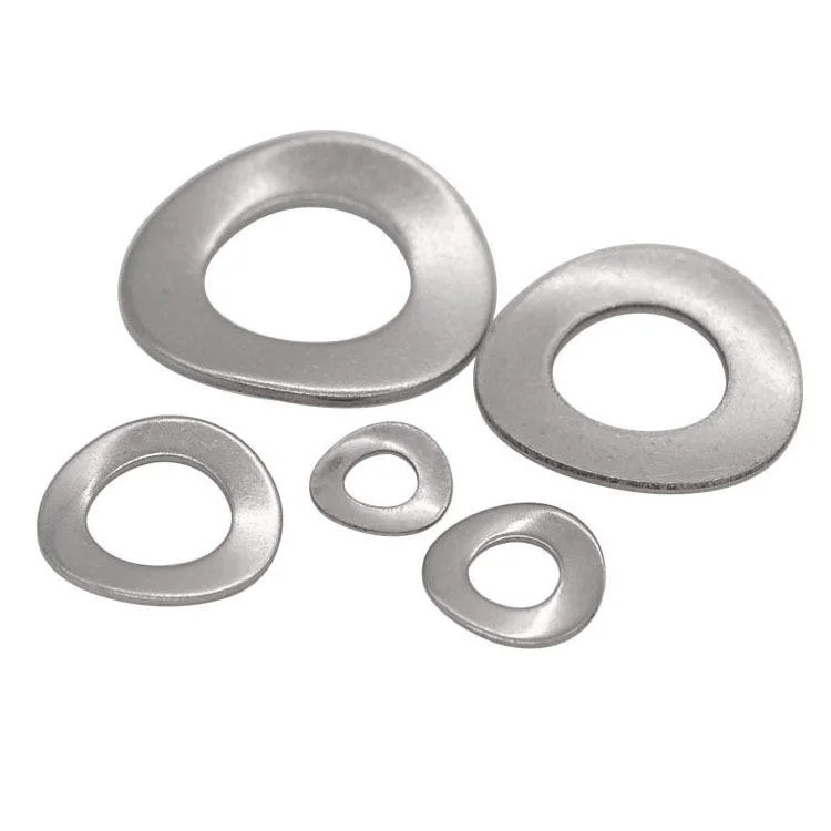 DIN137b Stainless Steel Corrugated Elastic Washer Locking Anti Slip Pad 304 Stainless Steel Washer