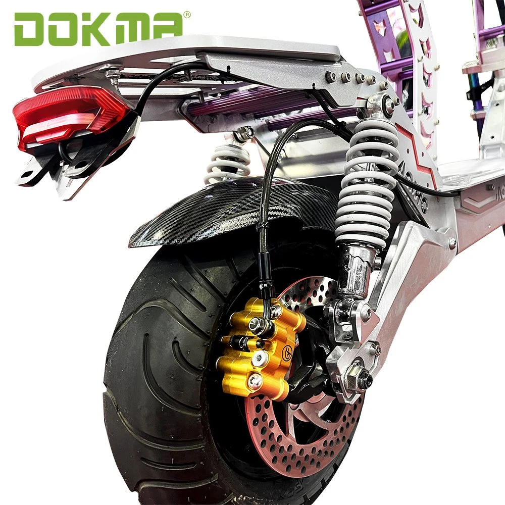 Dokma Dgalax 14 Inch Scooter Big Headlight Turn Signal New Switch Meter 72V 4000W Aluminum Alloy Hydraulic Shock Absorber