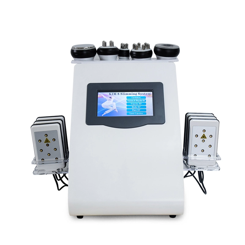 Removal Vacuum Ultrasonic Cavitation RF Body Slimming Machine