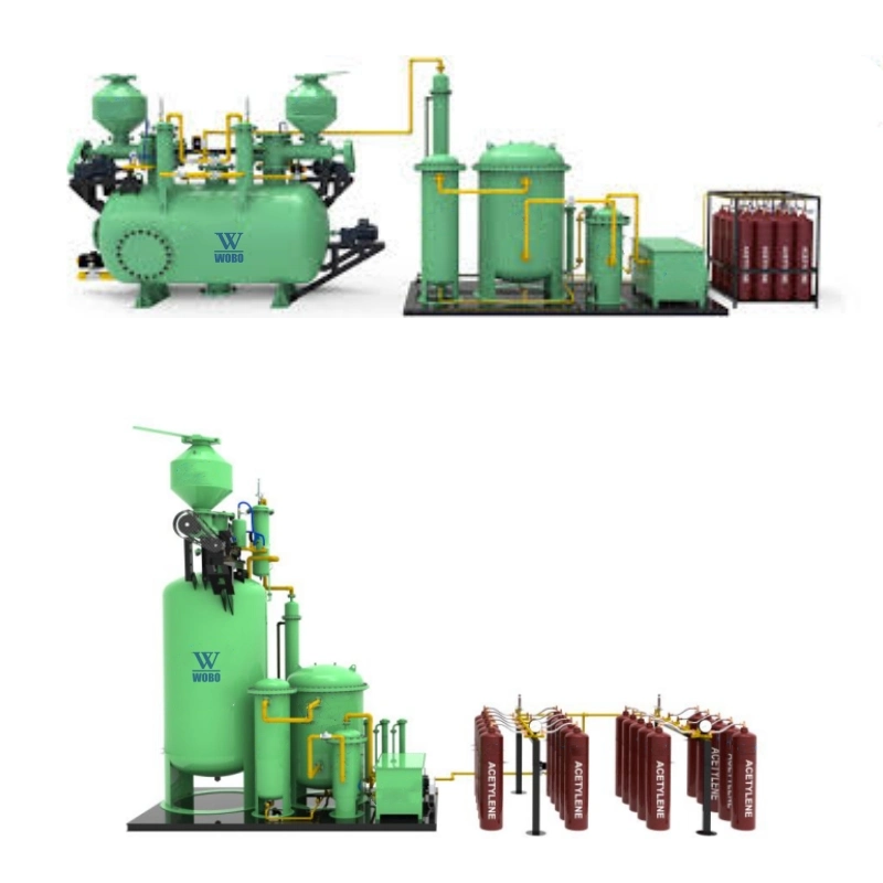 Low Energy Consumption Automatic Control Acetylene Gas Equipment with Acetylene Purifier