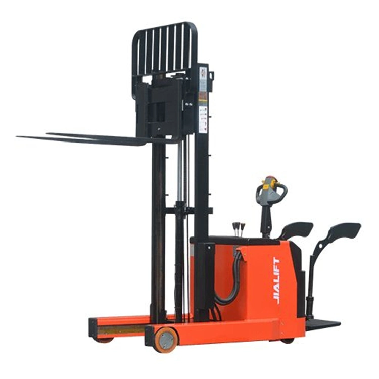 High Cost Effective 1.5 Ton Pallet Lifting Equipment Walkie Stacker Electric Reach Truck Forklifts