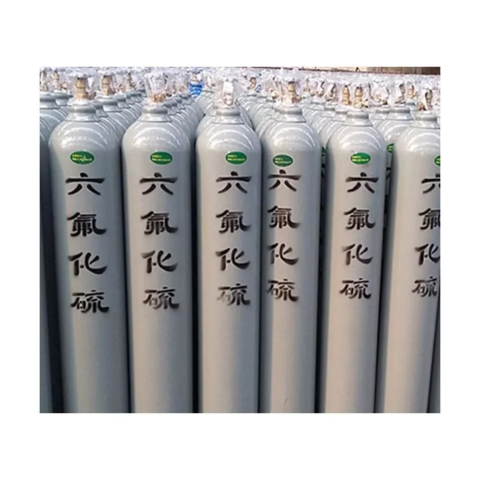 99.999% Sulfur Hexafluoride Sf6 Gas in 50L Gas Cylinder