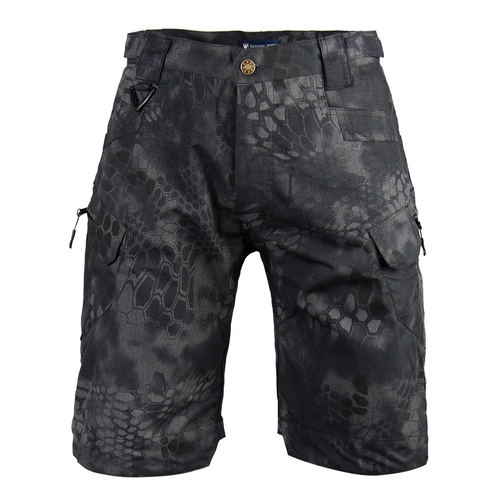 Black Cargo Short/ Men's Beach Short/ Cargo Short Plaited