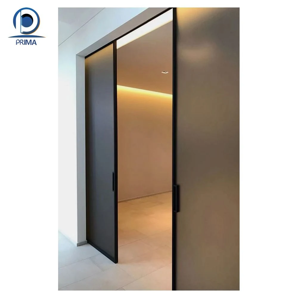 Aluminum Sliding Flush Glass Sliding Door Interior System