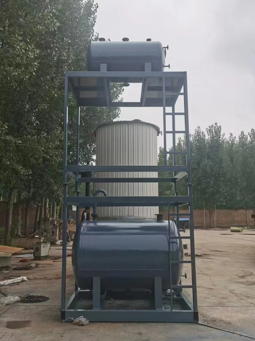 Hot Selling 500 Kw to 1400kw Coal Fired Thermal Oil Boiler Particle for Chemical Industry