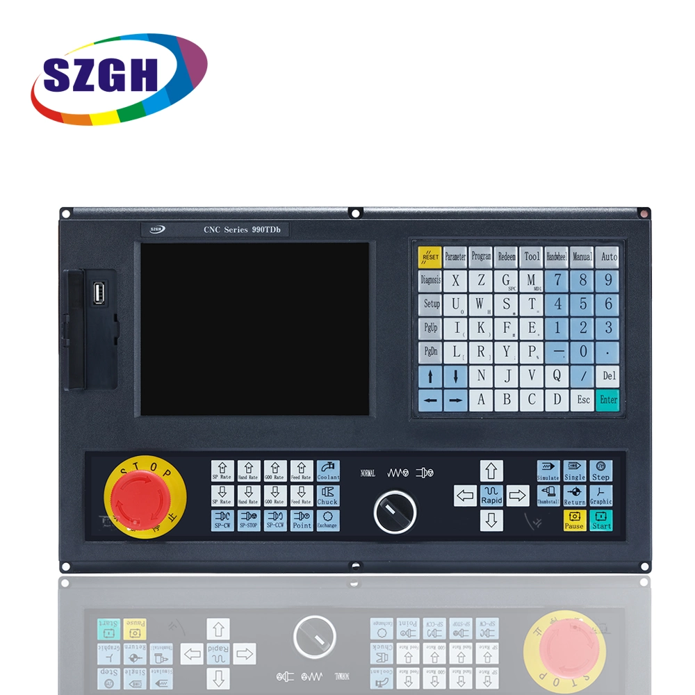 El modelo 990tdb-2ejes CNC similares Controller controlador Fanuc CNC. de altitud, el control de Servos unir